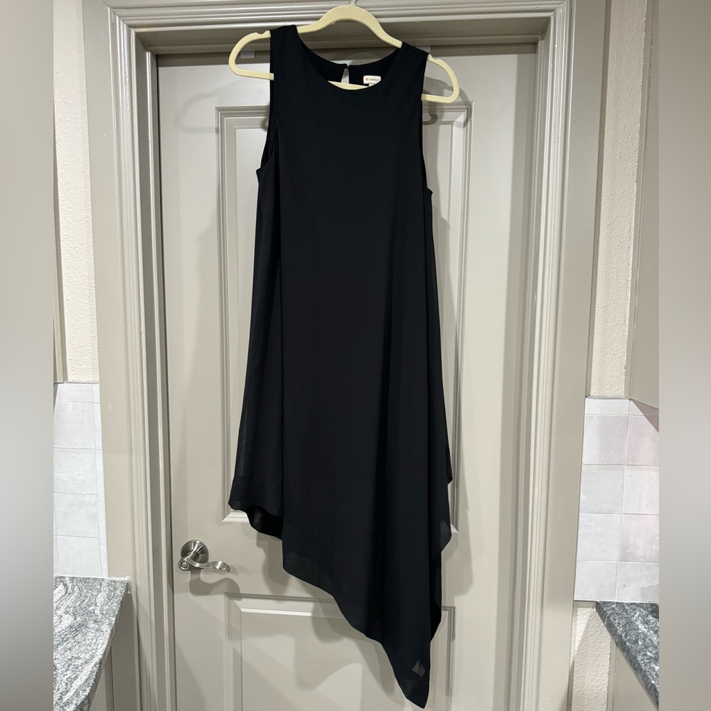 Cremieux Dress Sleeveless Asymmetrical Size Large
